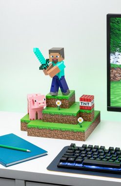 Paladone LED Dekolicht Minecraft Steve Diorama Leuchte