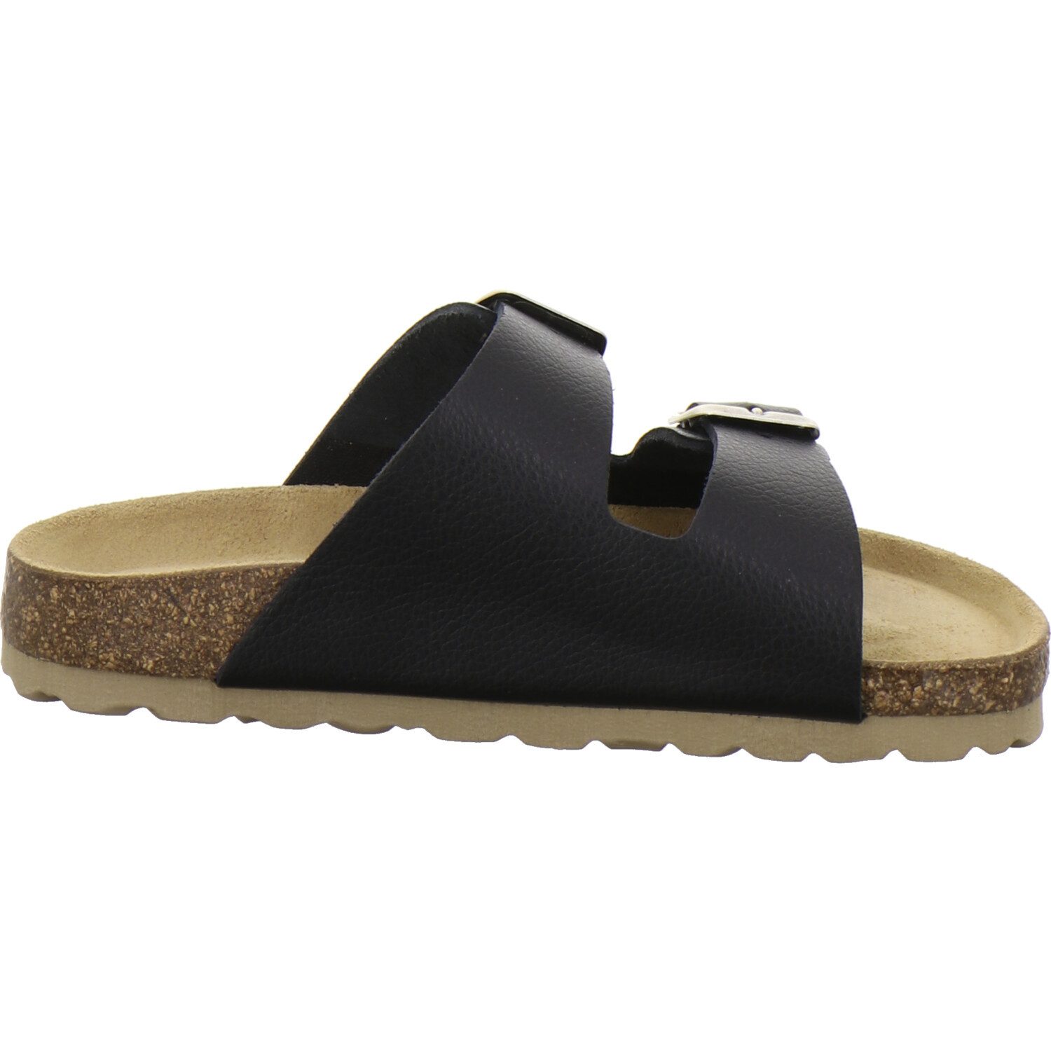 AFS-Schuhe 110023 Zweischnaller Pantolette für Jungen aus Leder, mit softem Fußbett