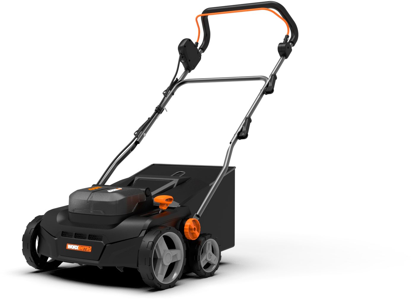 Worx Akku-Vertikutierer / Lüfter Nitro WG855E.9, 36 cm Arbeitsbreite, bis zu 400 m², 4 Stufen Höhenverstellung, ohne Akku und Ladegerät
