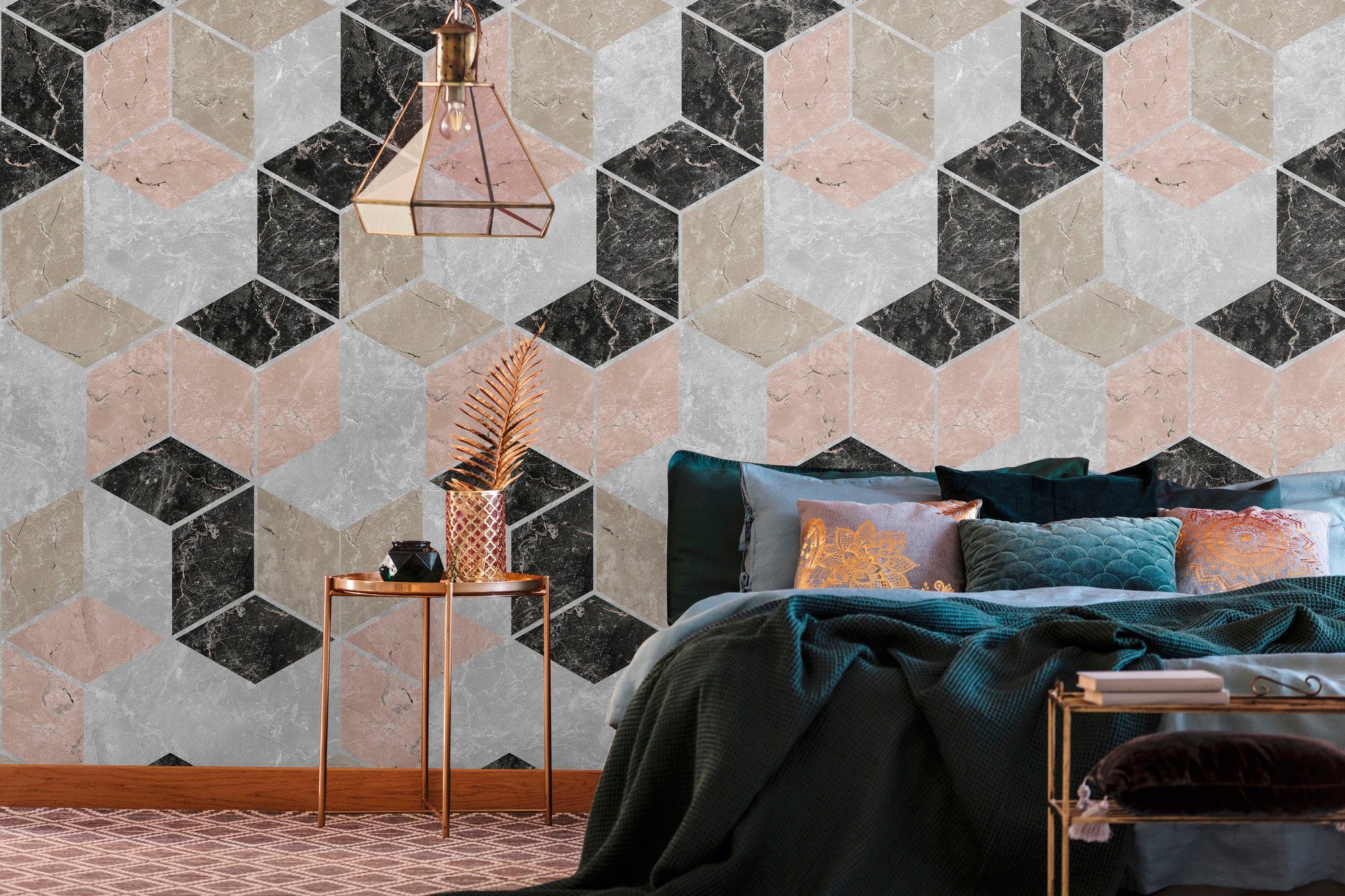 living walls Fototapete Grafik-Fototapete Modern, glatt, gemustert, matt, neutral, (1 St), Karriert Grafisch Tapeten Wohnzimmer Schlafzimmer Küche Design Optik. Reduzierter Preis € 34,49. Unverbindliche Preisempfehlung € 43,95, (€ 34,49 pro 1 Stk)