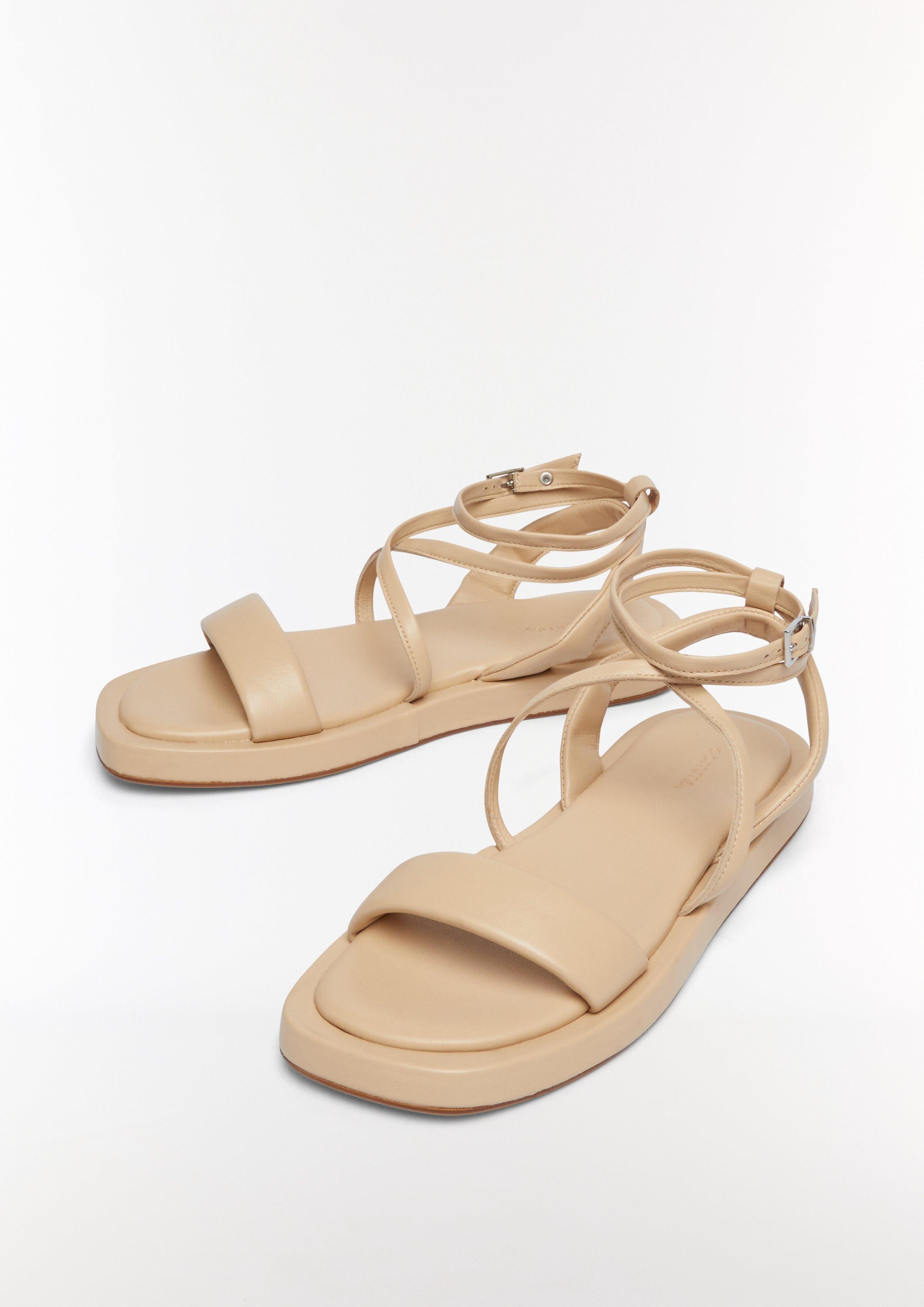 Comma Riemchensandalen aus Leder Sandale günstig online kaufen