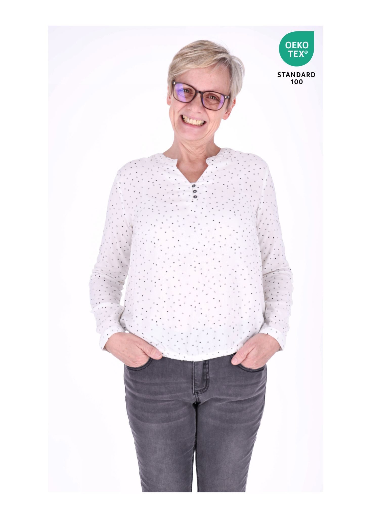 Klassische Bluse