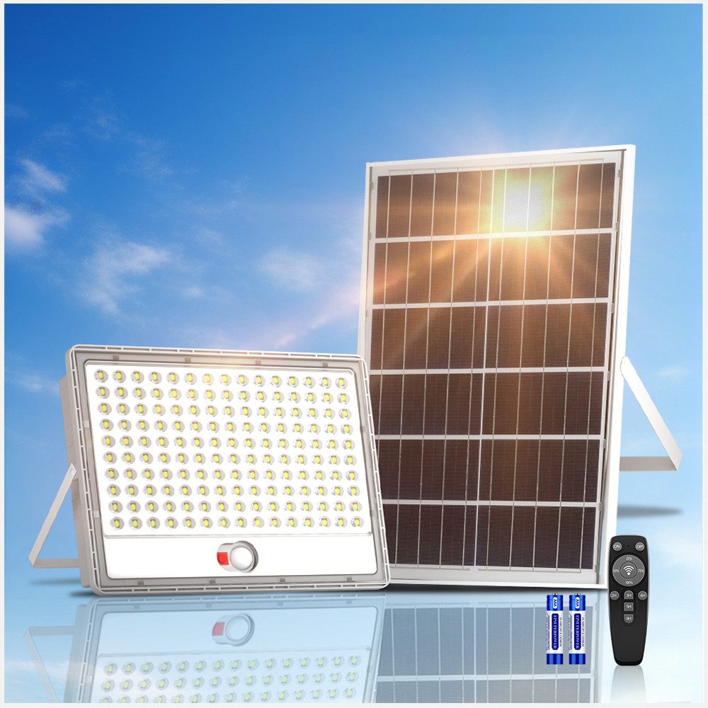 Rhein Beleuchtung LED Solarleuchte 2000W Solarlampen für Außen Wand – mit F günstig online kaufen