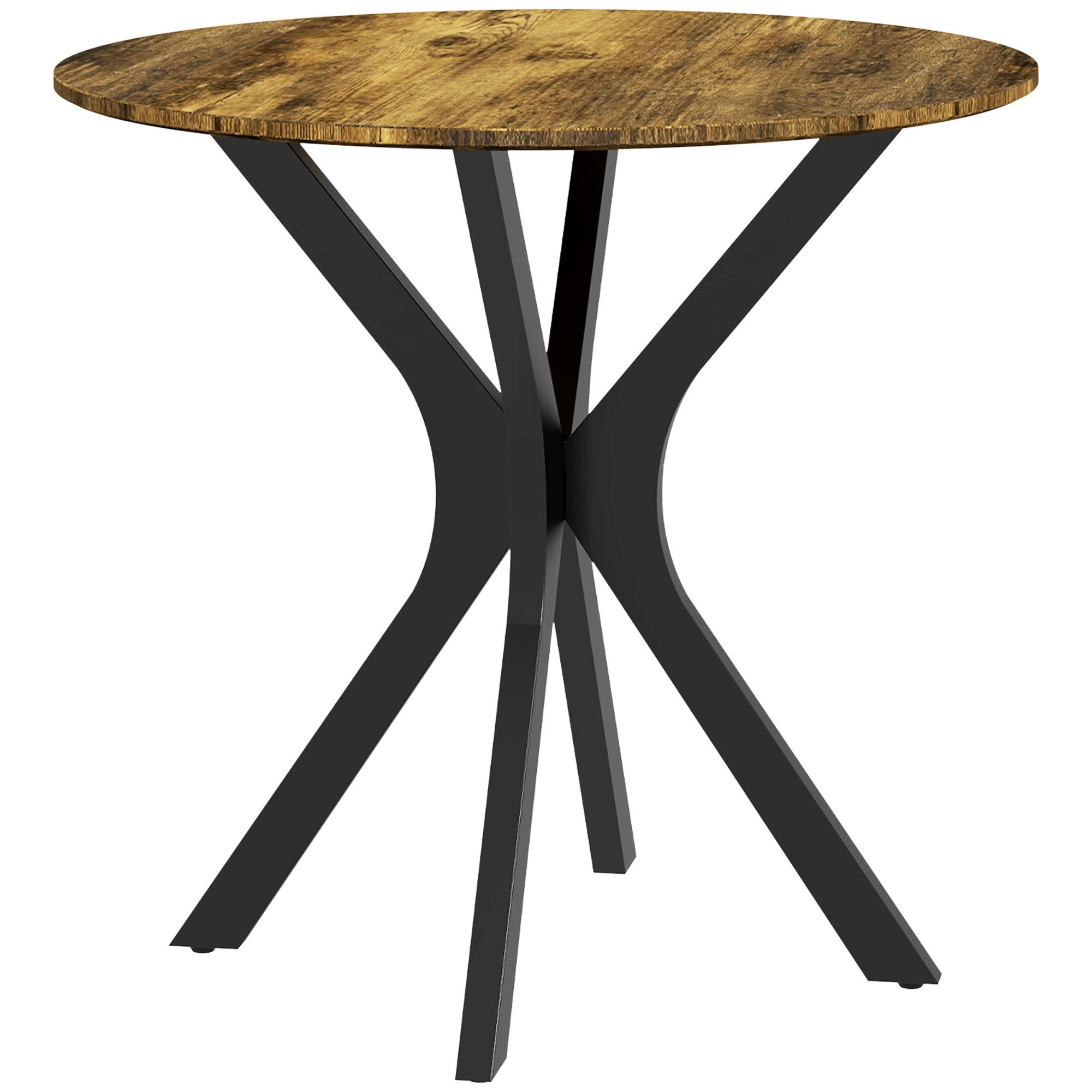HOMCOM Esstisch mit Spider-Stahlgestell (Esszimmertisch, 1-St., günstig online kaufen