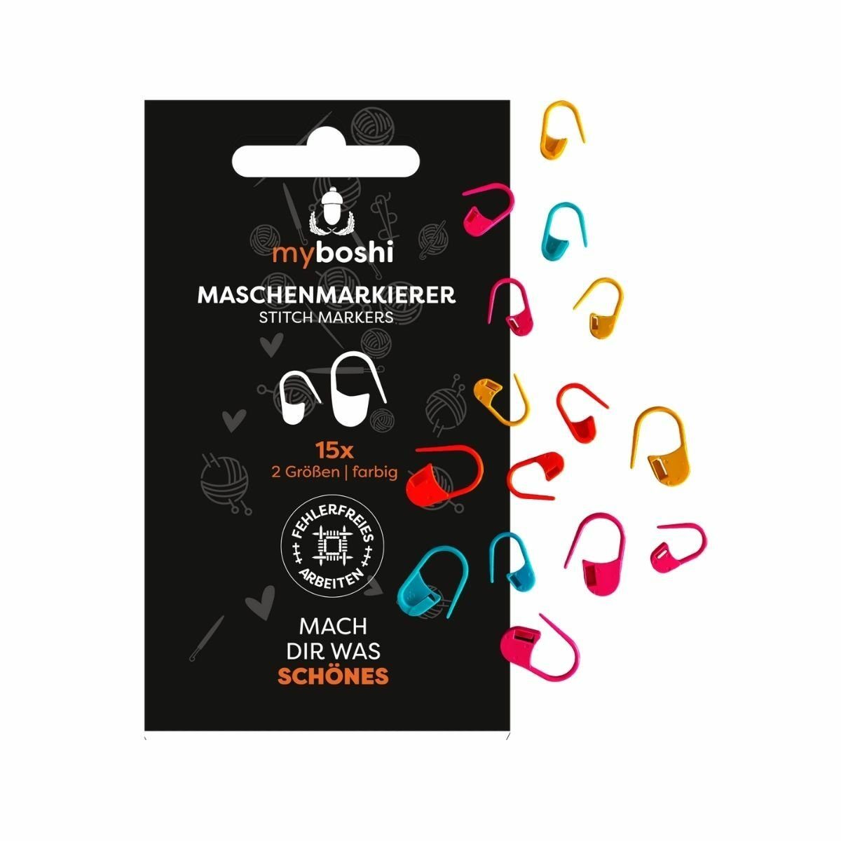 myboshi Stecknadeln Maschenmarkierer Bunt, 1 St.
