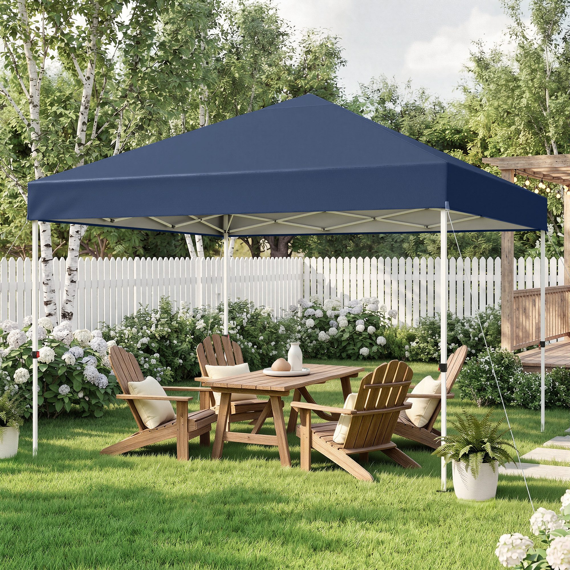 HawthyHome Faltpavillon Pop-Up 3x3m wasserdicht UV50+ stabil mit Tragetasche, Beige, Schneller Aufbau, Wasserdicht & UV50+​, Komplettes Set, 3 Höhenstufen