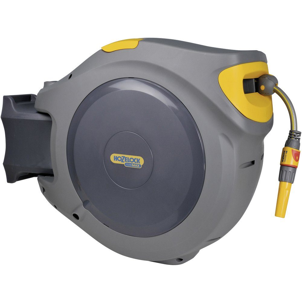 Gartenschlauch Hozelock FLOWMAX Auto Reel 30 m 2597 0000 30 m 1 St. Grau, Gelb Gart