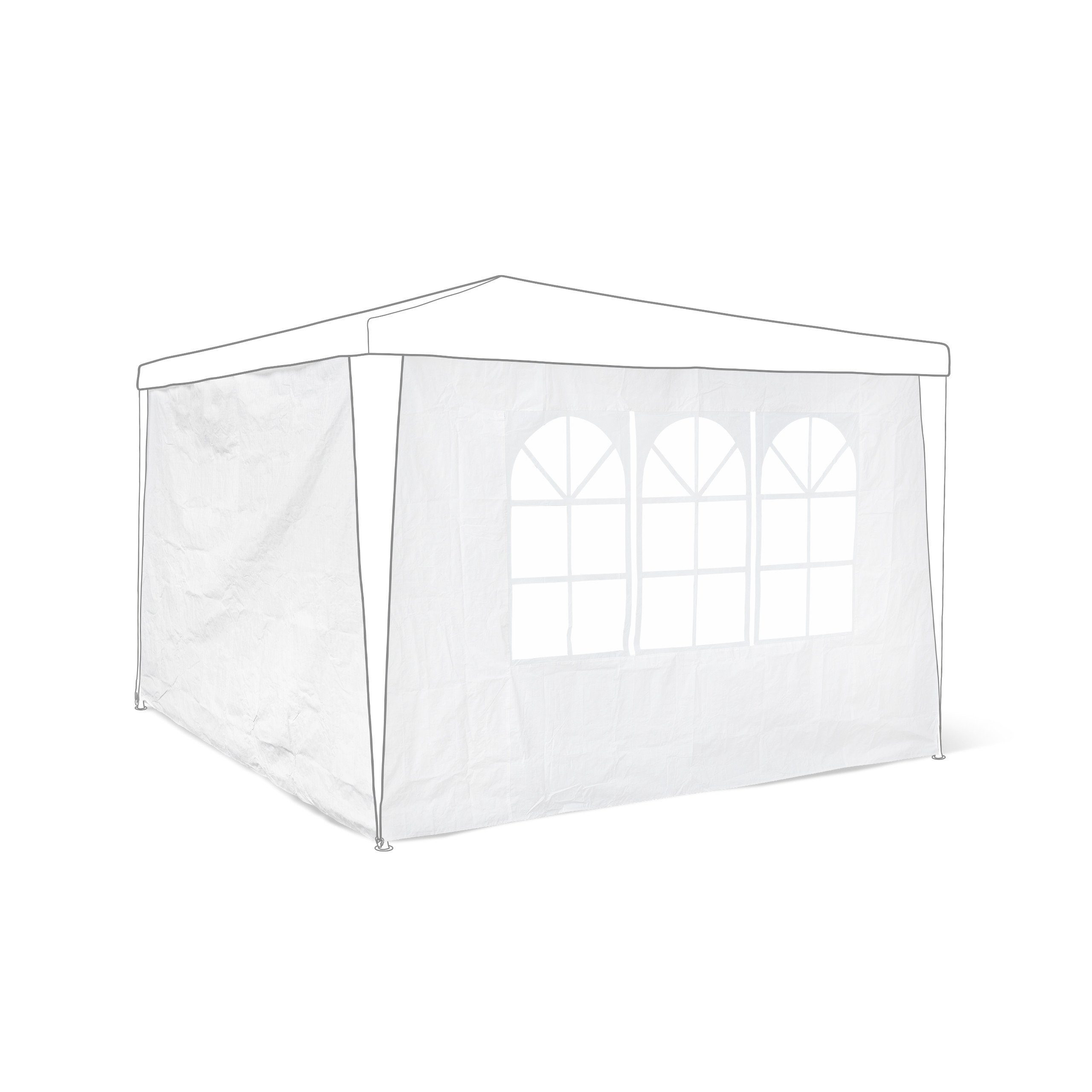 relaxdays Pavillonseitenteil Pavillon-Seitenteile 2er Set, 290x190 günstig online kaufen