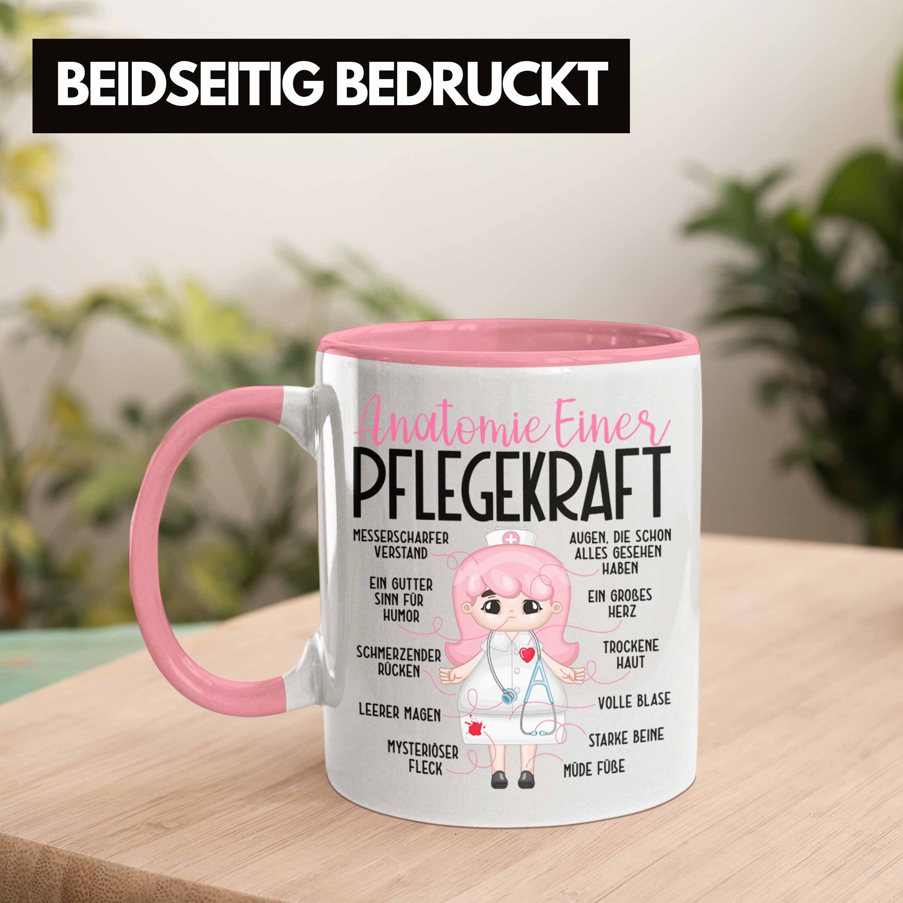 Trendation Tasse Pflegefachkraft Tasse Geschenk Anatomie Einer Pflege Frauen Pflegerin – Bild 5 von 5