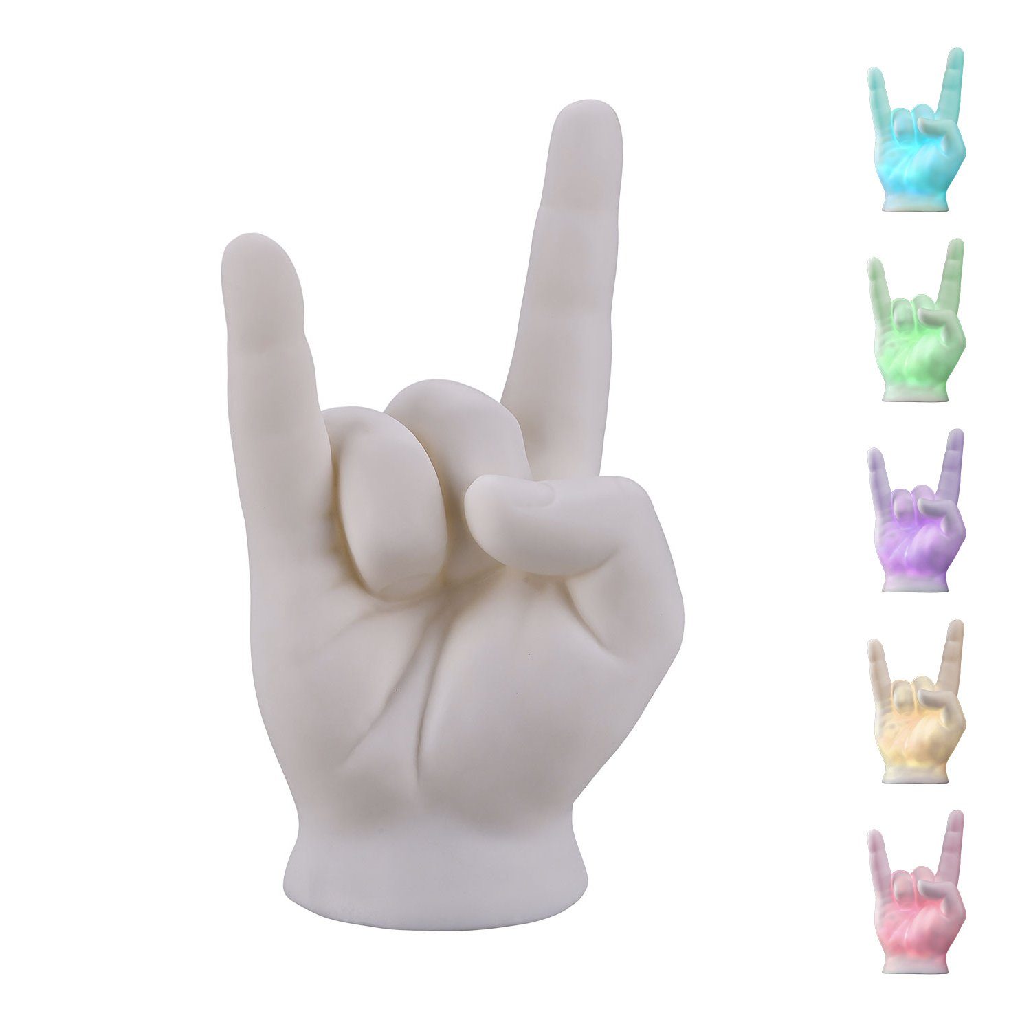 VERDOBA LED Dekolicht LED Dekoleuchte Rock-Faust - Multifunktionale Zimmerd günstig online kaufen