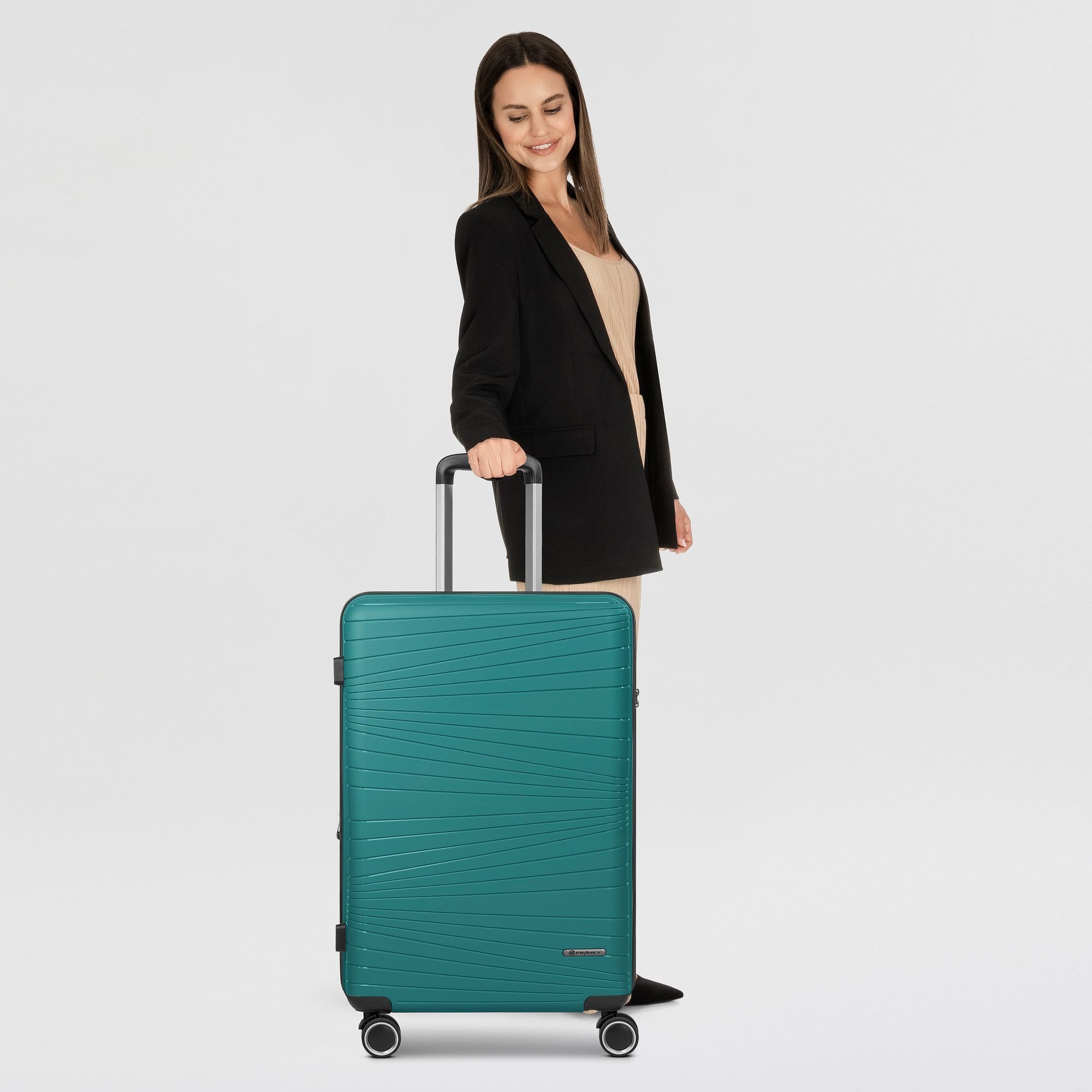 Franky Hartschalen-Trolley Dallas 3.0, 4 Rollen, Polypropylen günstig online kaufen