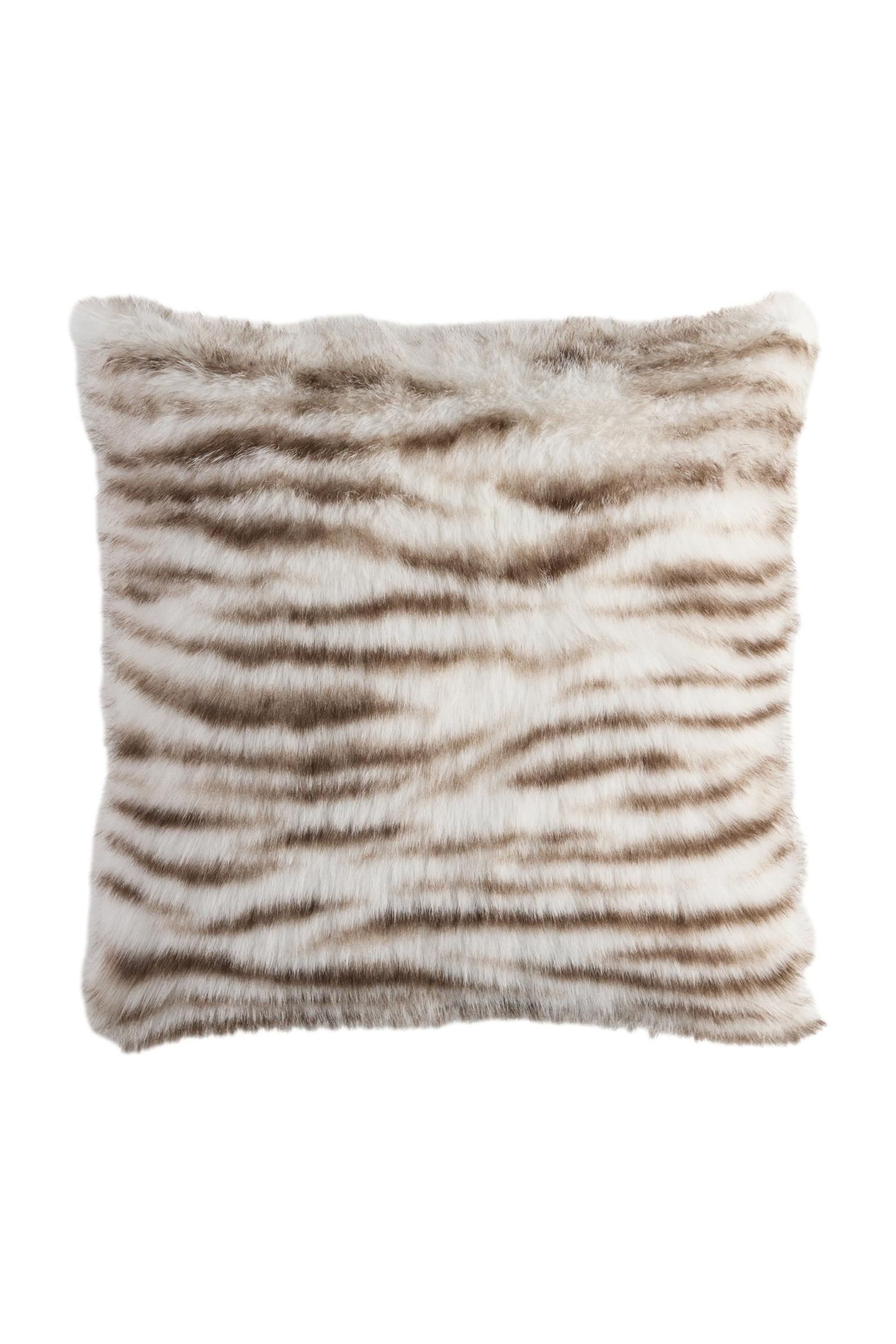 Next Dekokissen Kissen aus Kunstfell mit Tiger-Print, 50 x 50