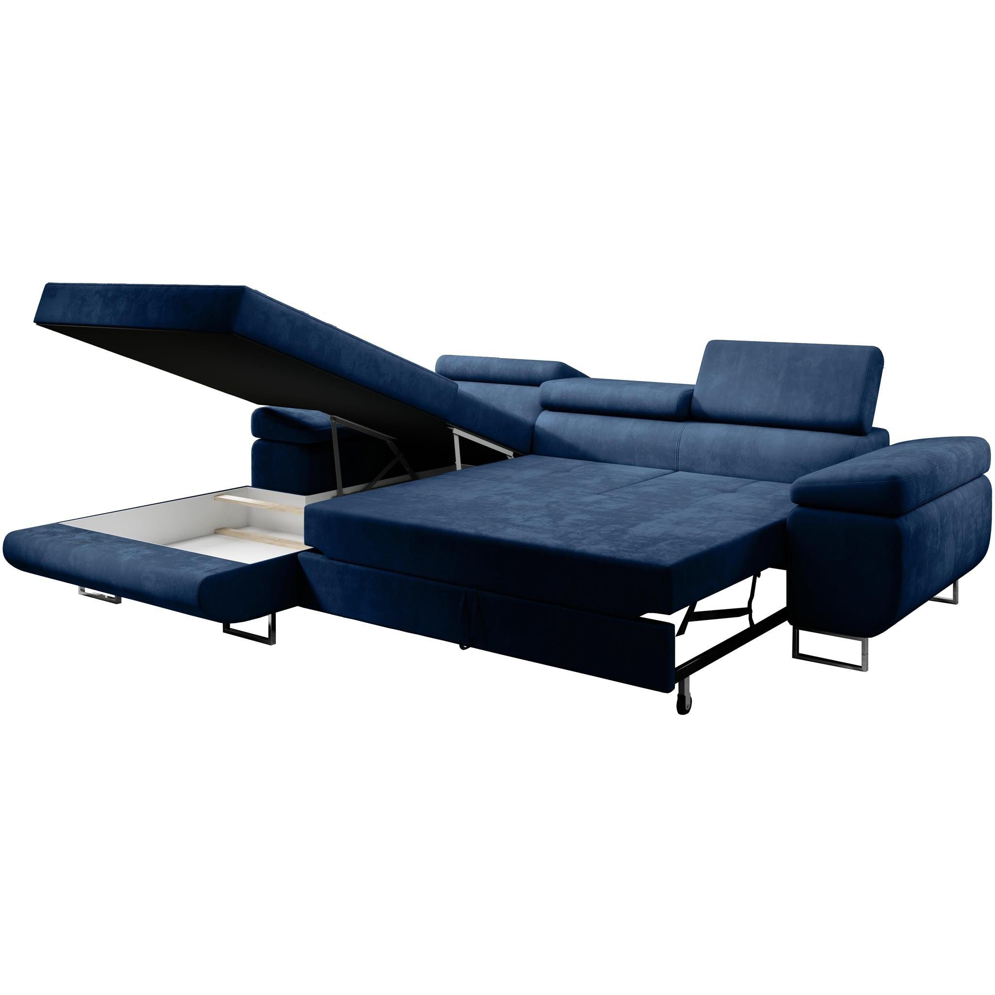 Beautysofa Ecksofa Alons mit Schlaffunktion auf günstig online kaufen