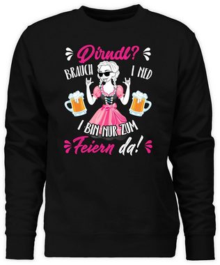 Shirtracer Sweatshirt Dirndl Ersatz Dirndl Spruch (1-tlg) Mode für Oktoberfest Damen