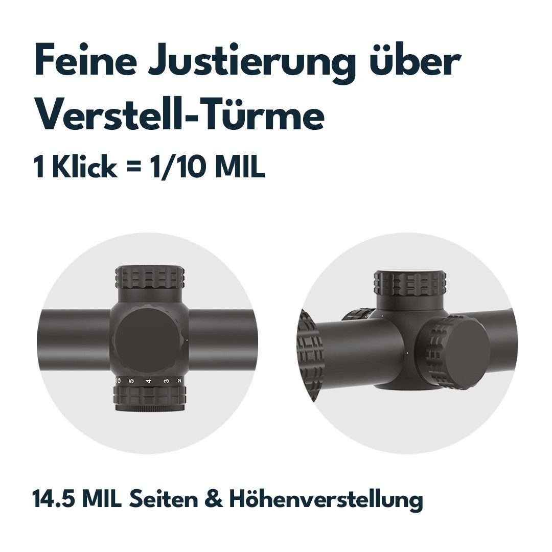 Vector Optics Victoptics VIOC-04 SOI 4-12x40 Zielfernrohr (Ideal für Jagd, Sport und Airsoft)