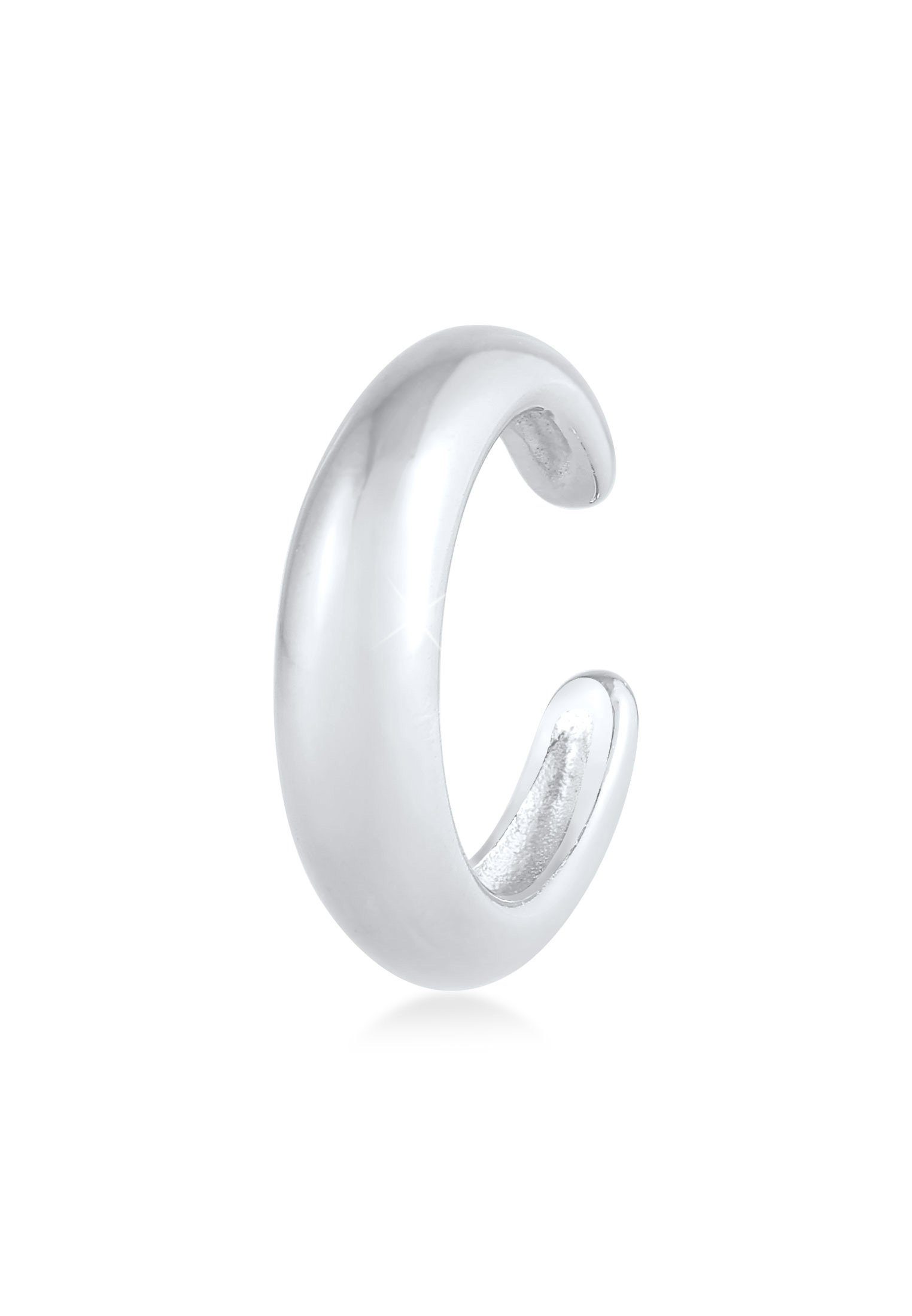 Ohrklemme Earcuff Single Markant Basic Look 925 Silber