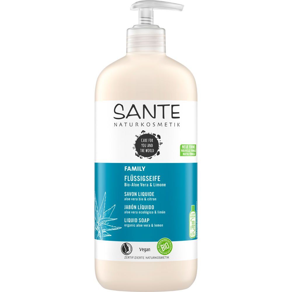 SANTE Handseife FAMILY Bio-Aloe Vera Limone, 500 ml