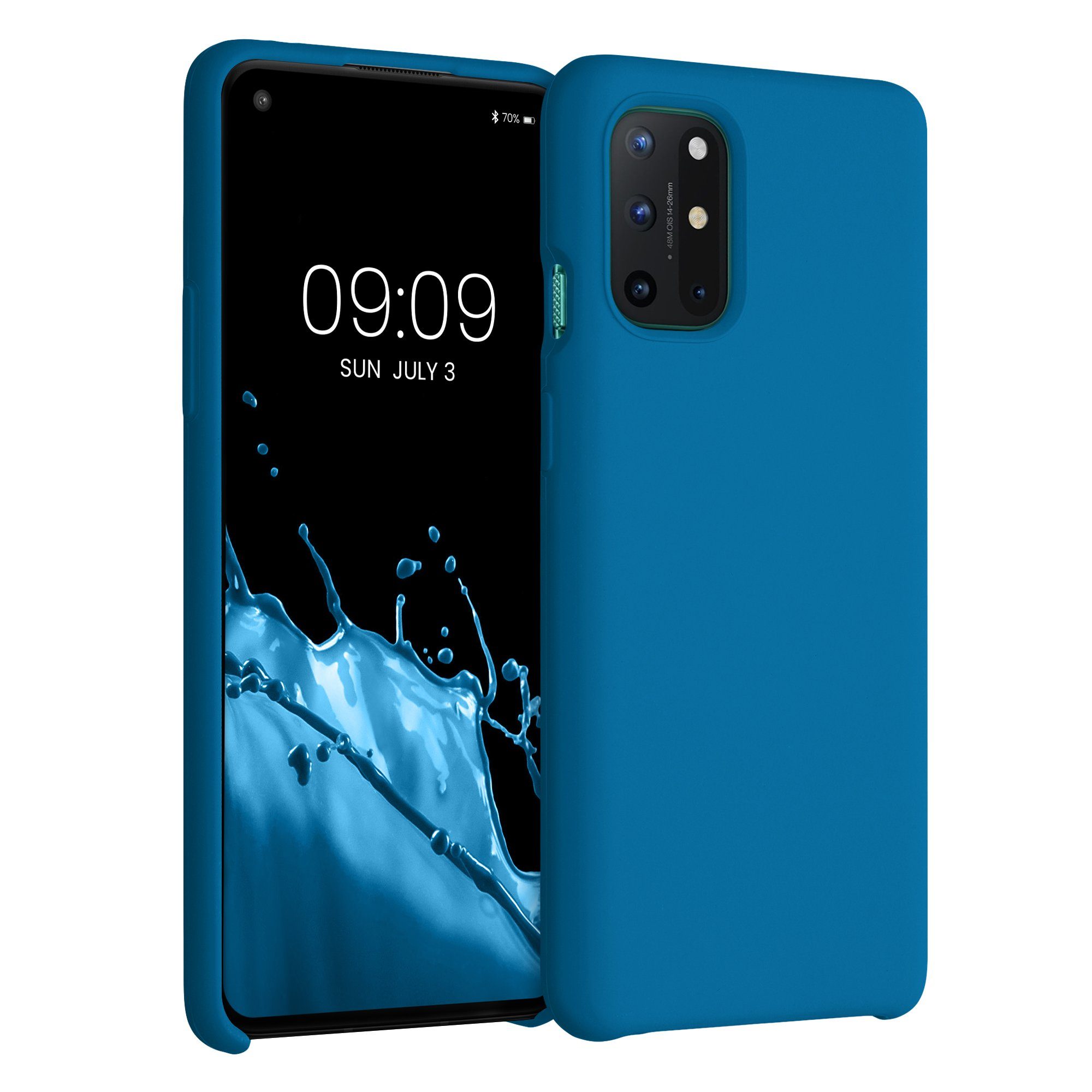 kwmobile Handyhülle Handyhülle für OnePlus 8T Hülle, Weiches Handy Silikon Case - Schutzhülle Cover