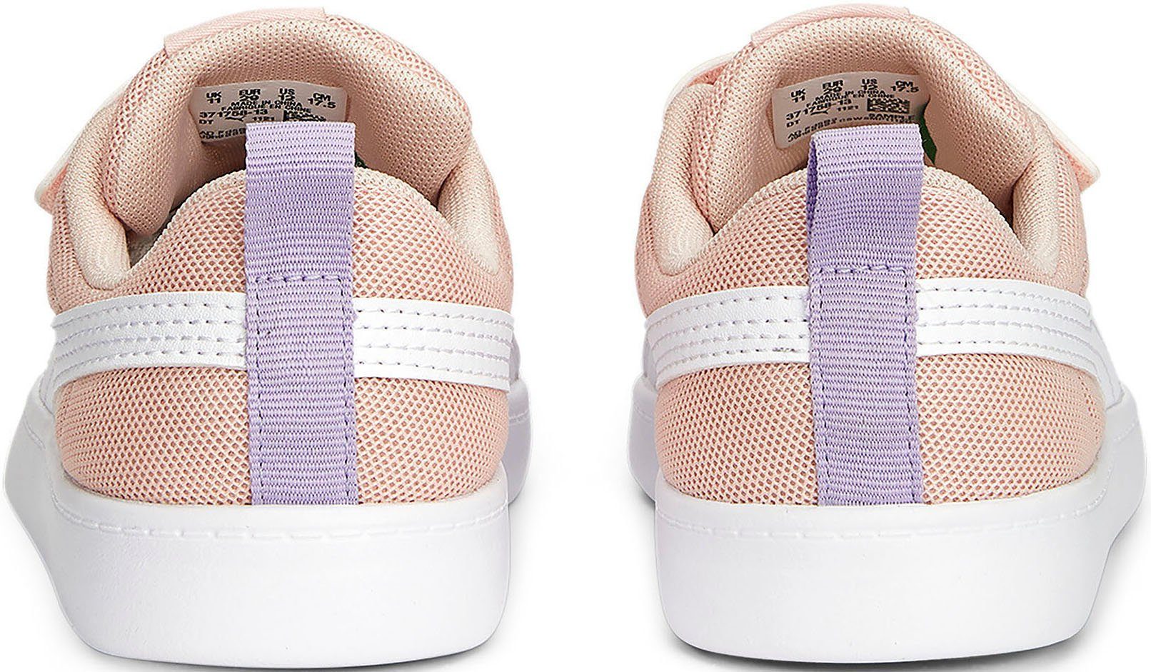 PUMA Courtflex Pink Sneaker Rose v2 Dust White Violet Mesh Purple Vivid PS V