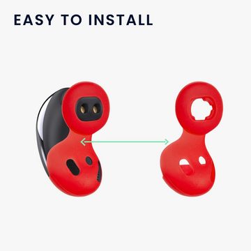 kwmobile 16x Ear Buds für Samsung Galaxy Buds Live Ohrpolster (Size S und L - Silikon Ohrbügel Ohrstöpsel Bügel für In-Ear Kopfhörer)