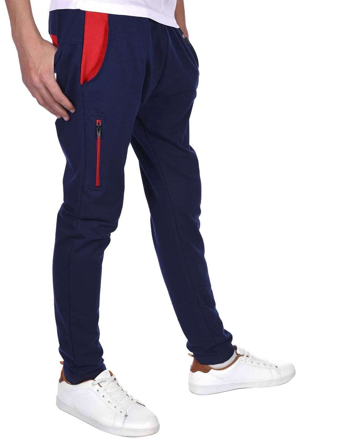 BEZLIT Sweatpants elastischem mit Bund Jungen (1-tlg) Navy-Rot Kinder Sweathose