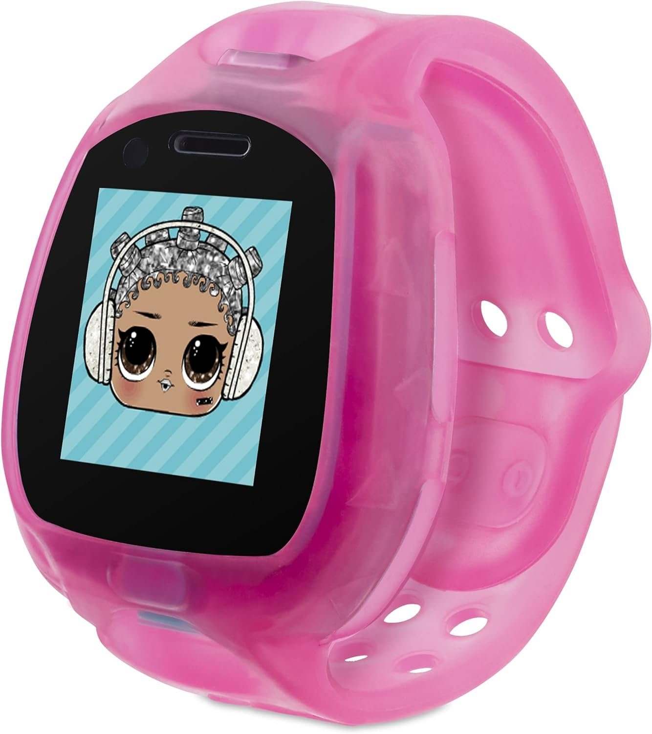 L.O.L. SURPRISE! Mit Kamera 2.0 Kinder Smartwatch, mit Spielen, verbesserter Grafik, lustigen Ausdrücken, Schrittzähler