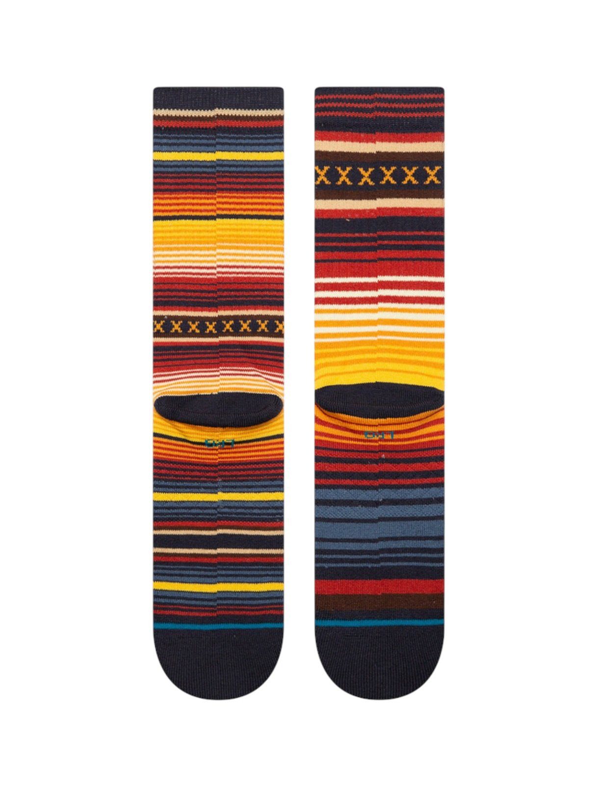 Stance Socken Tagessocke Curren Parks Crew navyblau/bunt - 1 Paar günstig online kaufen