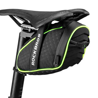 ROCKBROS Fahrradtasche Fahrrad Satteltaschen Fahrradsitz Taschen, reflektierendV, Werkzeugtasche, wasserabweisend beim leichten Regen