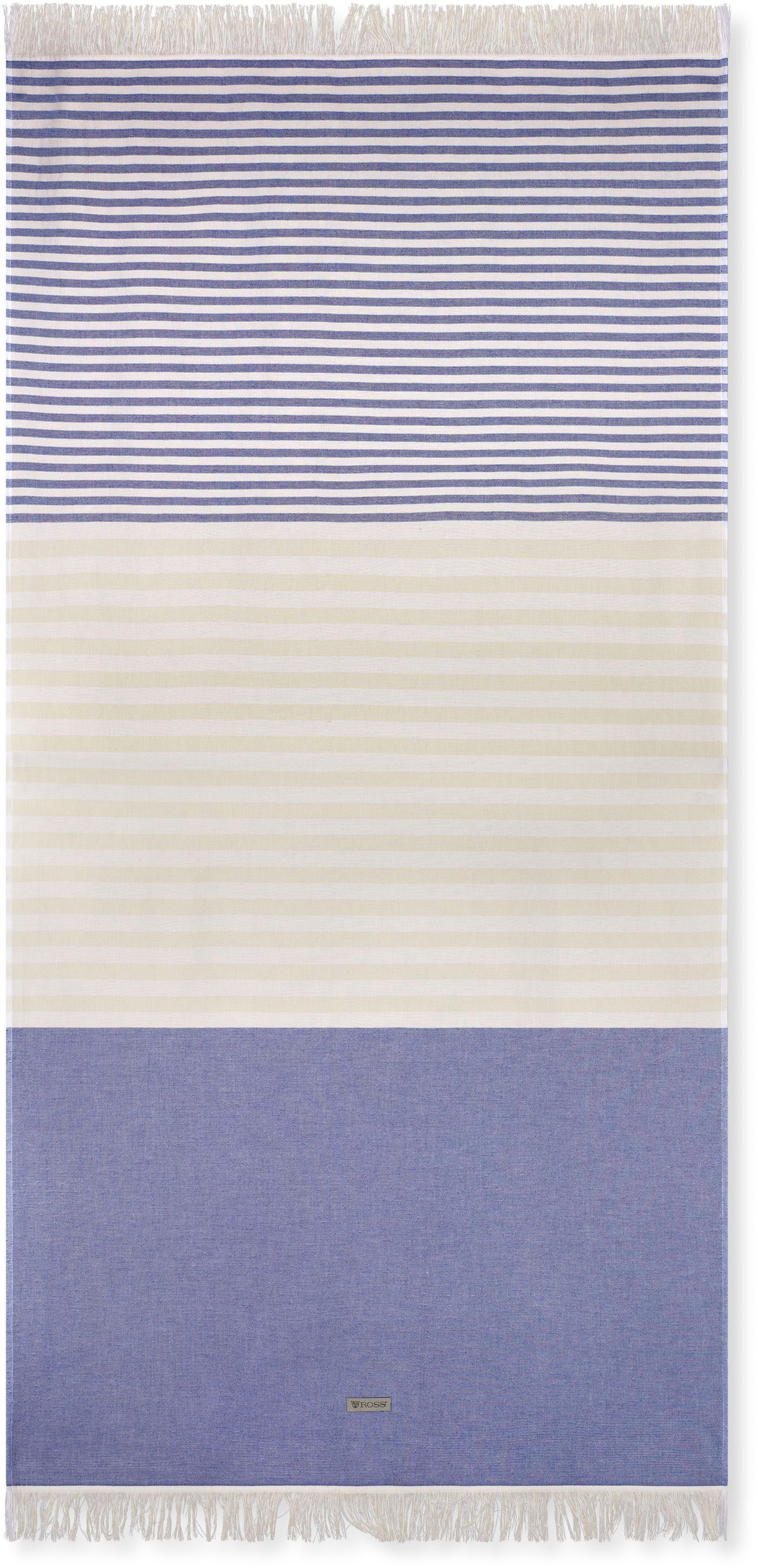ROSS Hamamtuch Hamamtuch Steifen, Frottier (Packung, 1-St), aus feinster Baumwolle