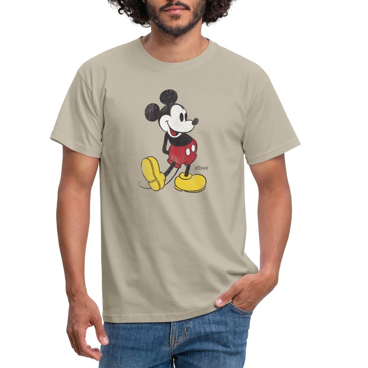 Spreadshirt T-Shirt Mickey & Minnie Klassisches Mickey Mouse Motiv Männer T günstig online kaufen
