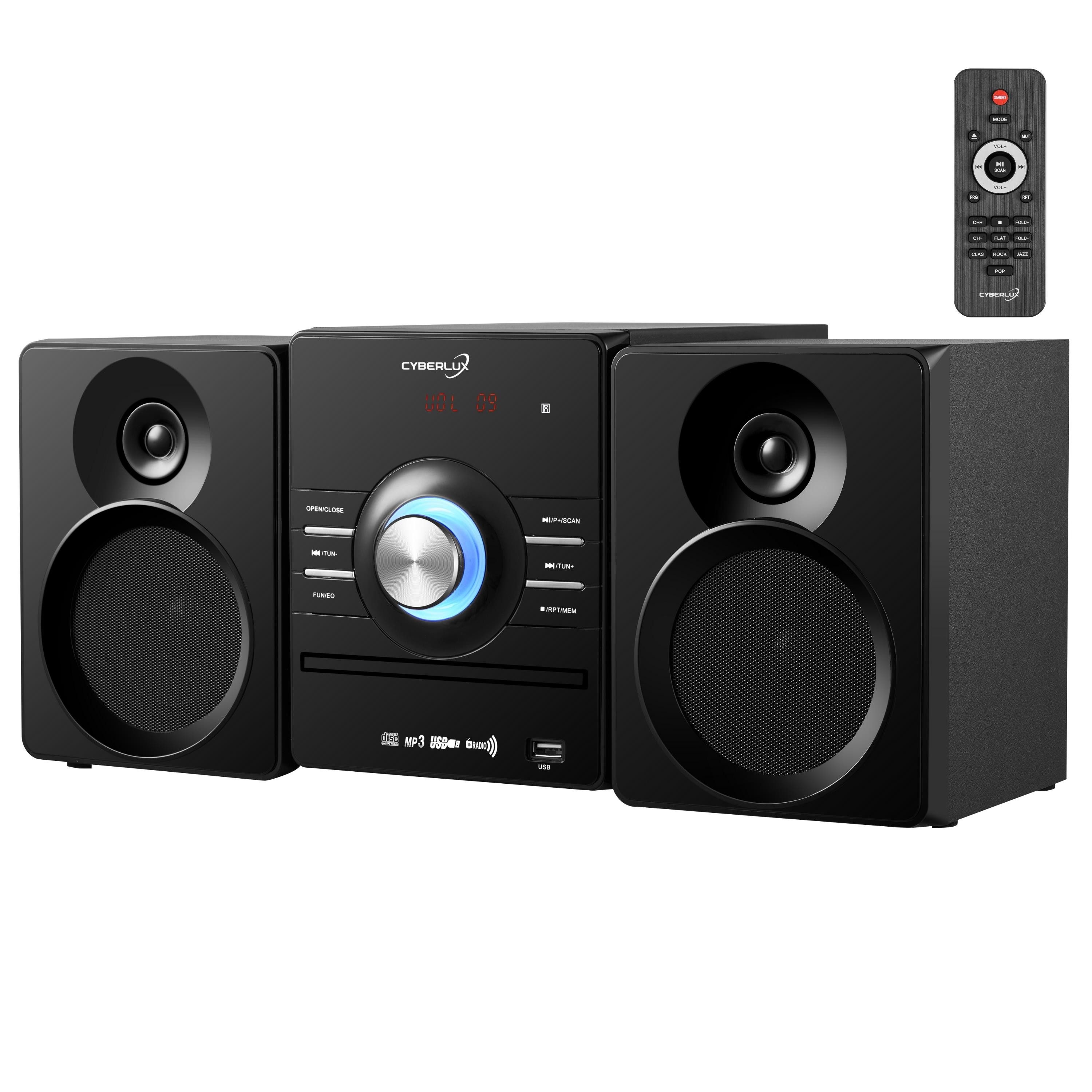 Cyberlux CL-3121 Stereoanlage (FM, Fernbedienung, Bluetooth, USB)
