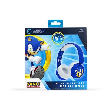OTL Sonic the Hedgehog kabellose Kinder Kopfhörer Bluetooth-Kopfhörer (Bluetooth, Lautstärkebegrenzug)