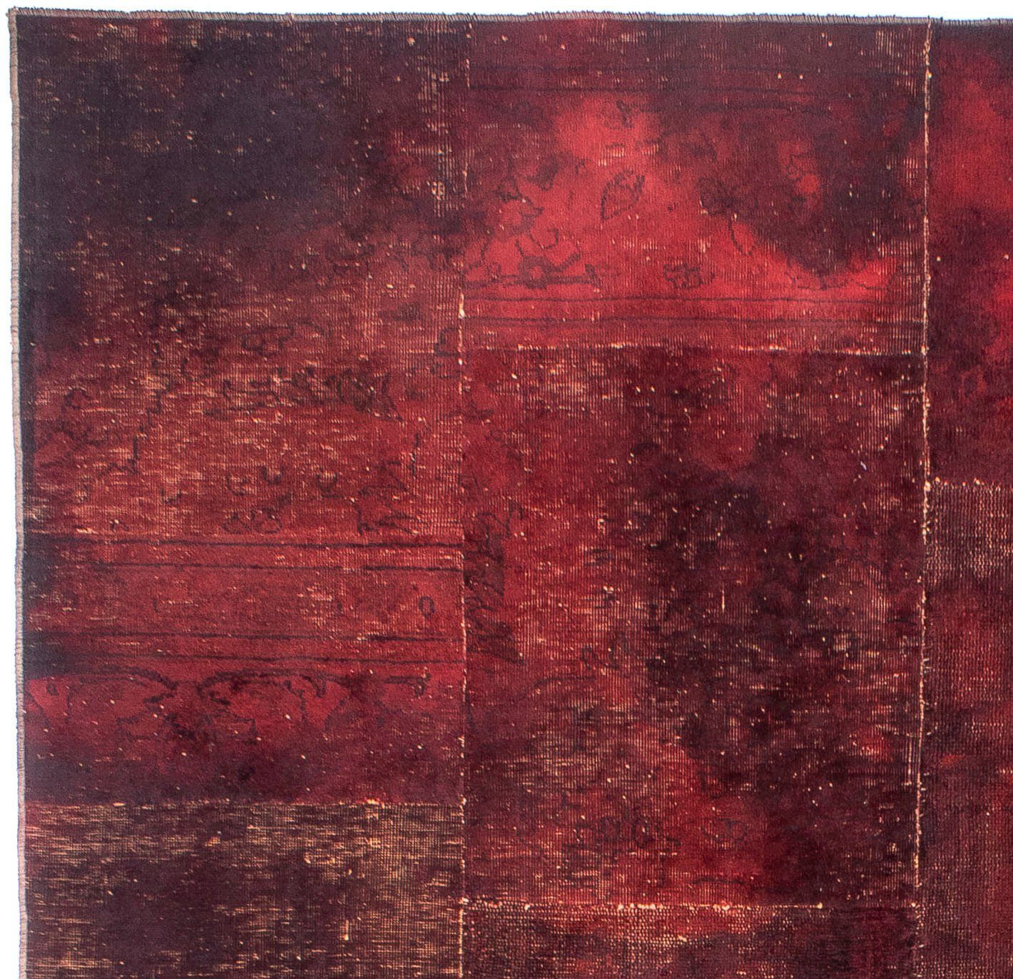 Teppich Patchwork - morgenland, - cm 7 x rechteckig, Zertifikat Handgeknüpft, mm, Wohnzimmer, 300 mehrfarbig, 197 mit Einzelstück Höhe