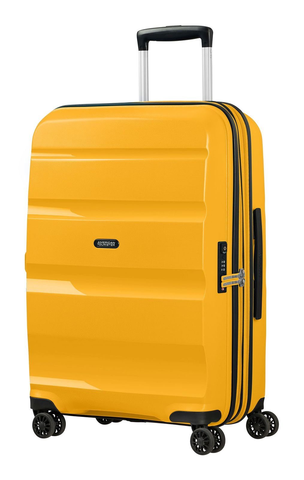 Air 4 Hartschalen-Trolley Tourister® Bon Rollen Light American Yellow DLX,