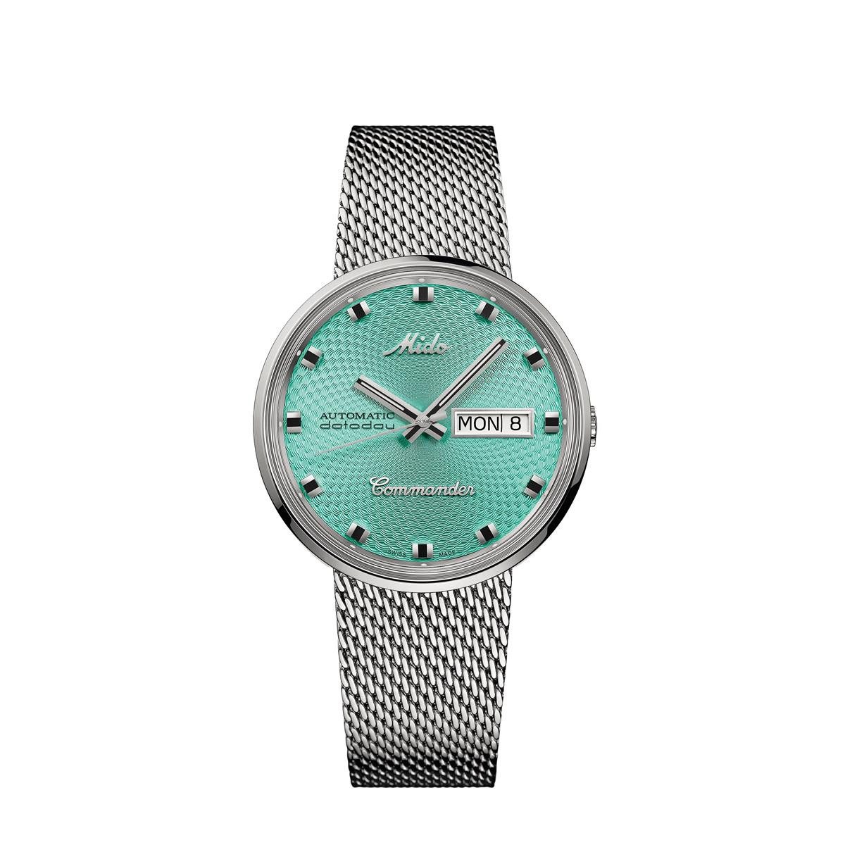 Mido Armband Mido Damen Uhr M8429.4.25.11 Commander Day Date Automatik (kein Set, 1-tlg., kein Set)