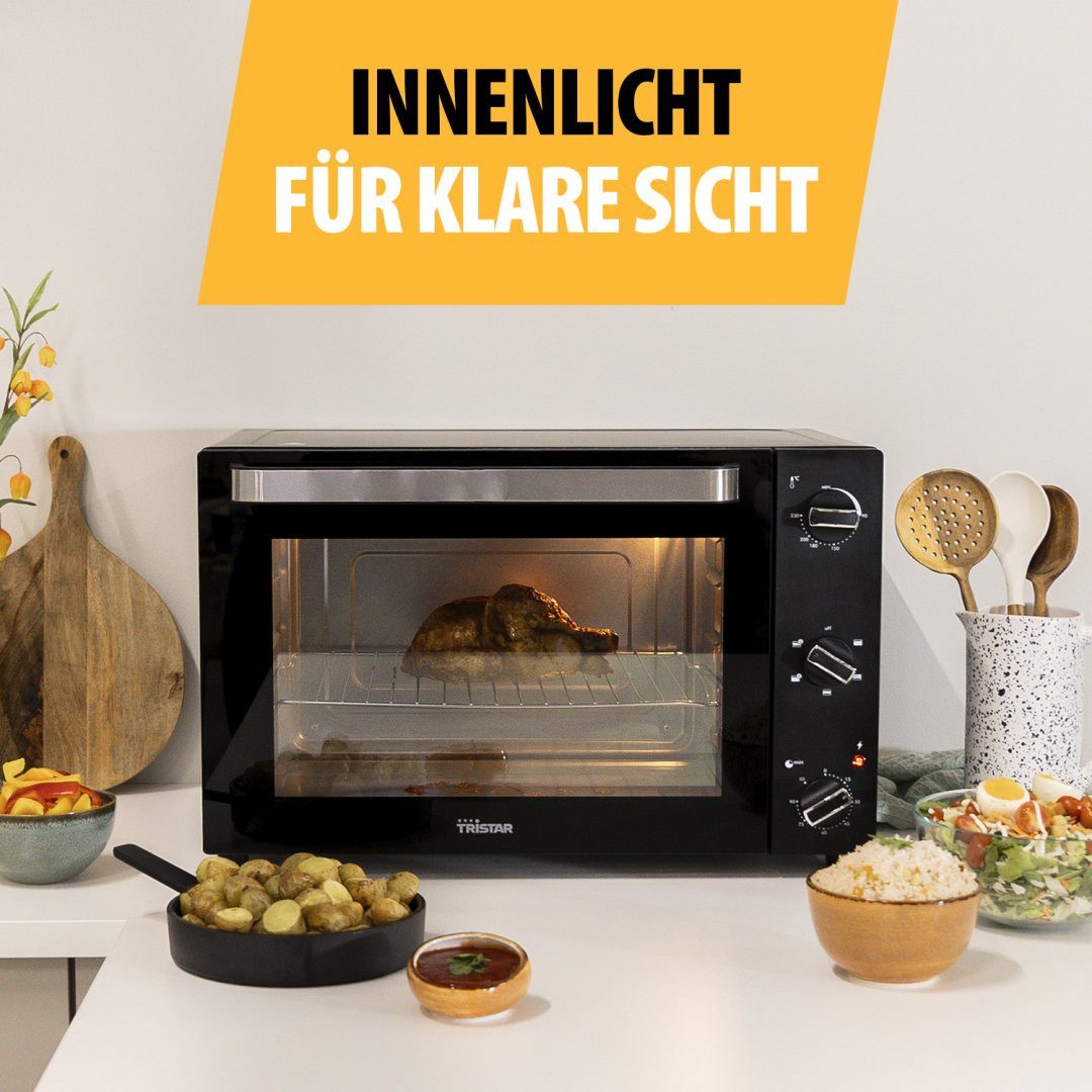 Tristar Minibackofen Tristar OV-3630 Heißluft-Backofen - 60 Liter - 2000 Watt, 60 L - 2000 W – Bild 5 von 5