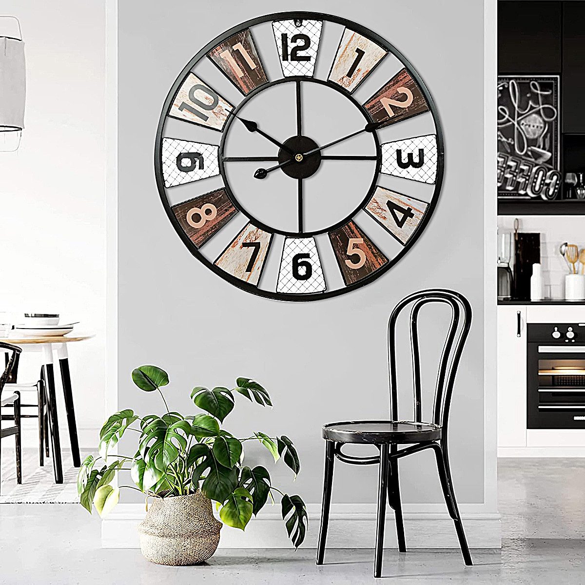 RWEUOQ Wanduhr Wanduhr für den Garten günstig online kaufen