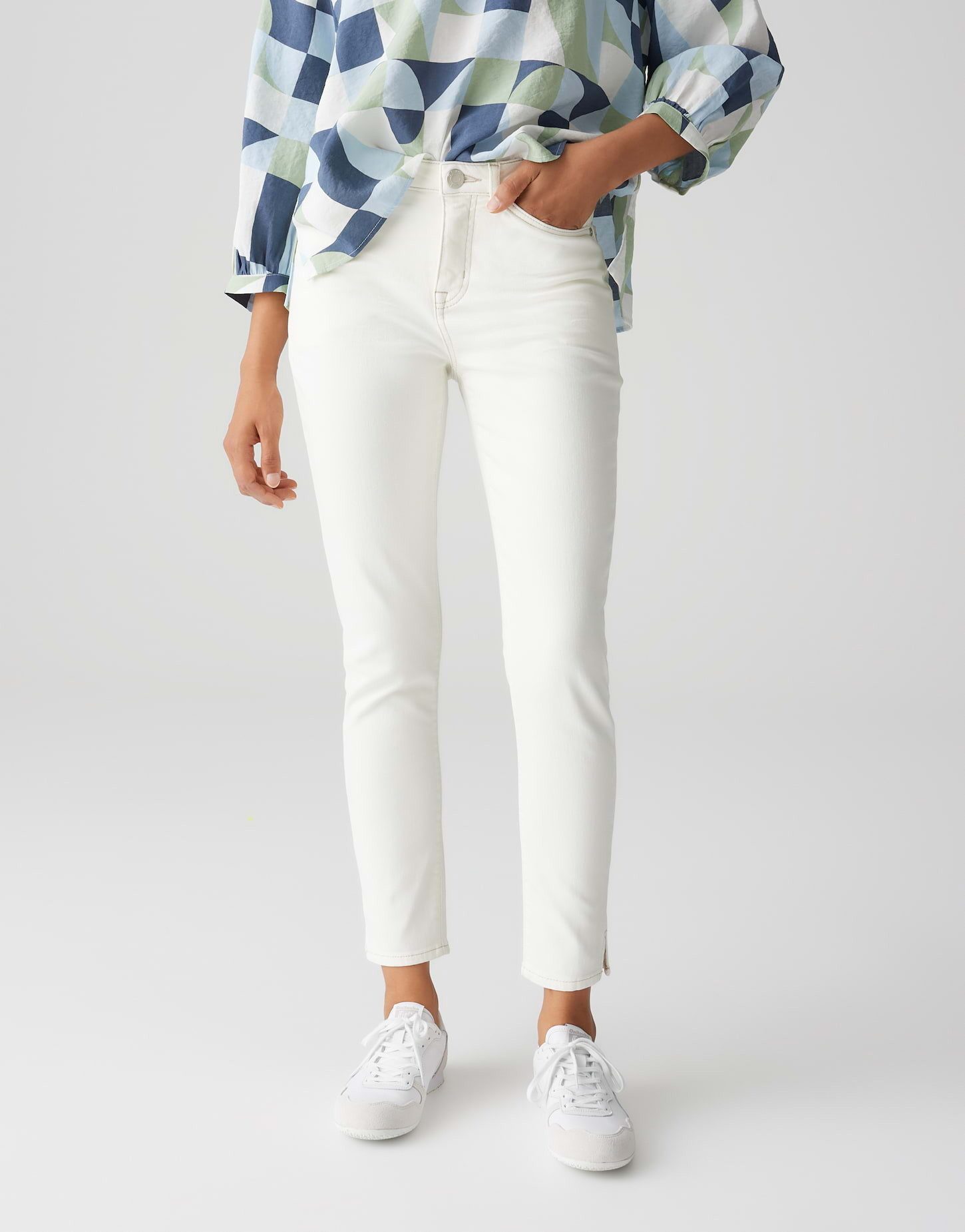 Skinny-fit-Jeans ELMA CLASSY SLIT Low Rise mit Stretch-Anteil