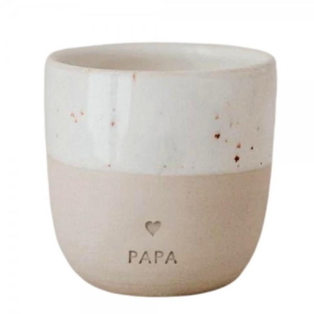 Eulenschnitt Tasse Espresso Becher Papa