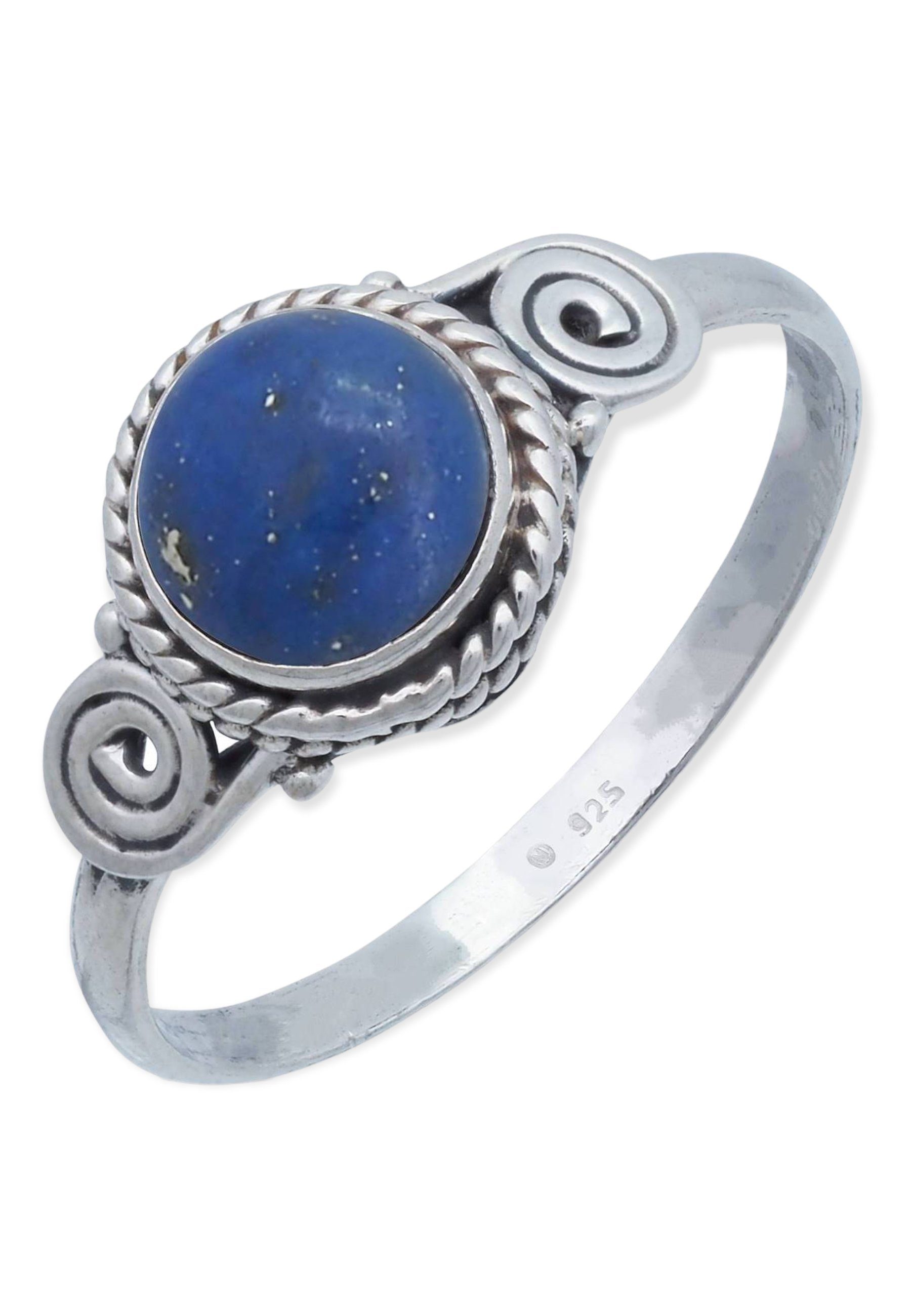 Lapis mantraroma mit Silberring Silber Lazuli 925er