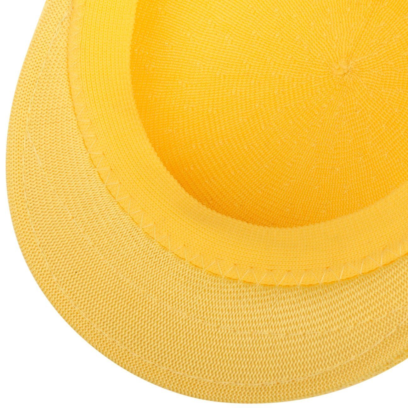 Schirm (1-St) pastellgelb Kangol mit Flat Cap Schiebermütze