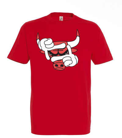 Youth Designz T-Shirt Bulls Sport Herren T-Shirt mit modischem Frontprint