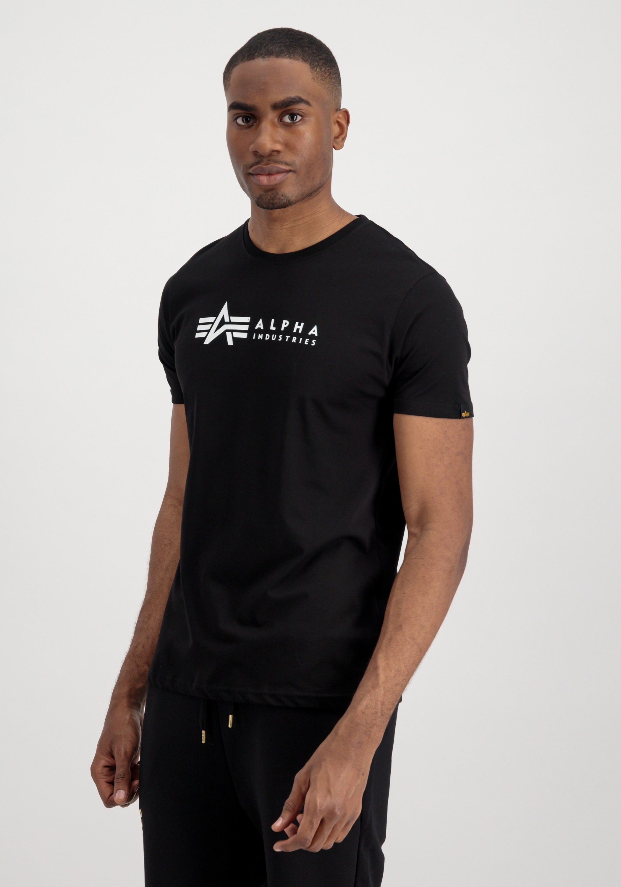 Alpha Industries T-Shirt Alpha Label T-Shirt 2 Pack