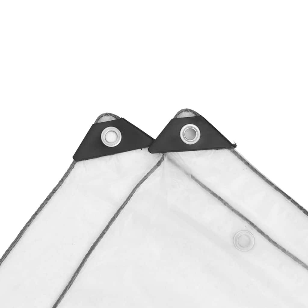 BeGrit Transparente PVC Plane – 1,2x1,8 M, Wasserdicht, Mit Ösen – Für Terrasse, Gewächshaus, Camping