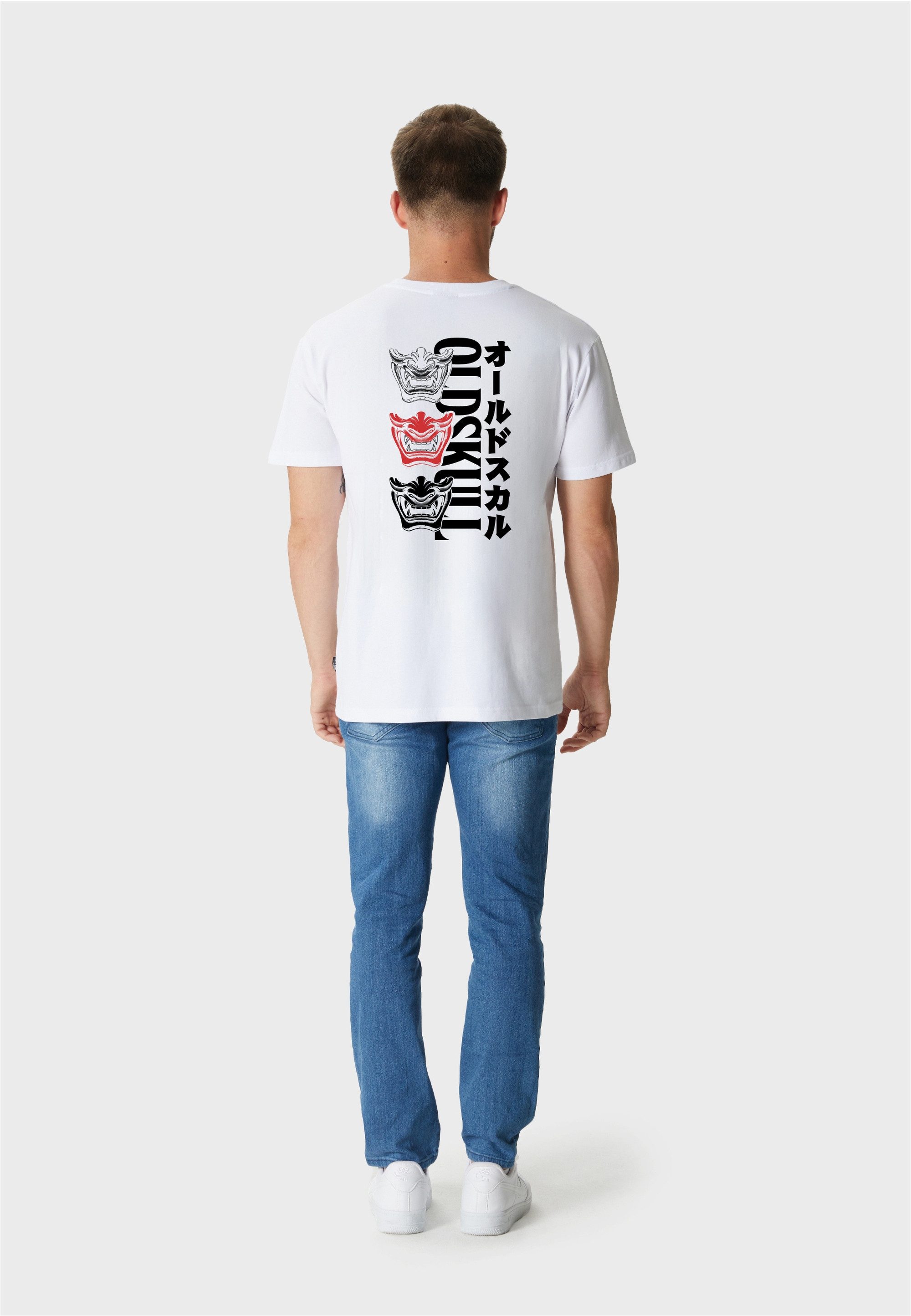 Oldskull T-Shirt Asian Triple Mask (1-tlg) günstig online kaufen