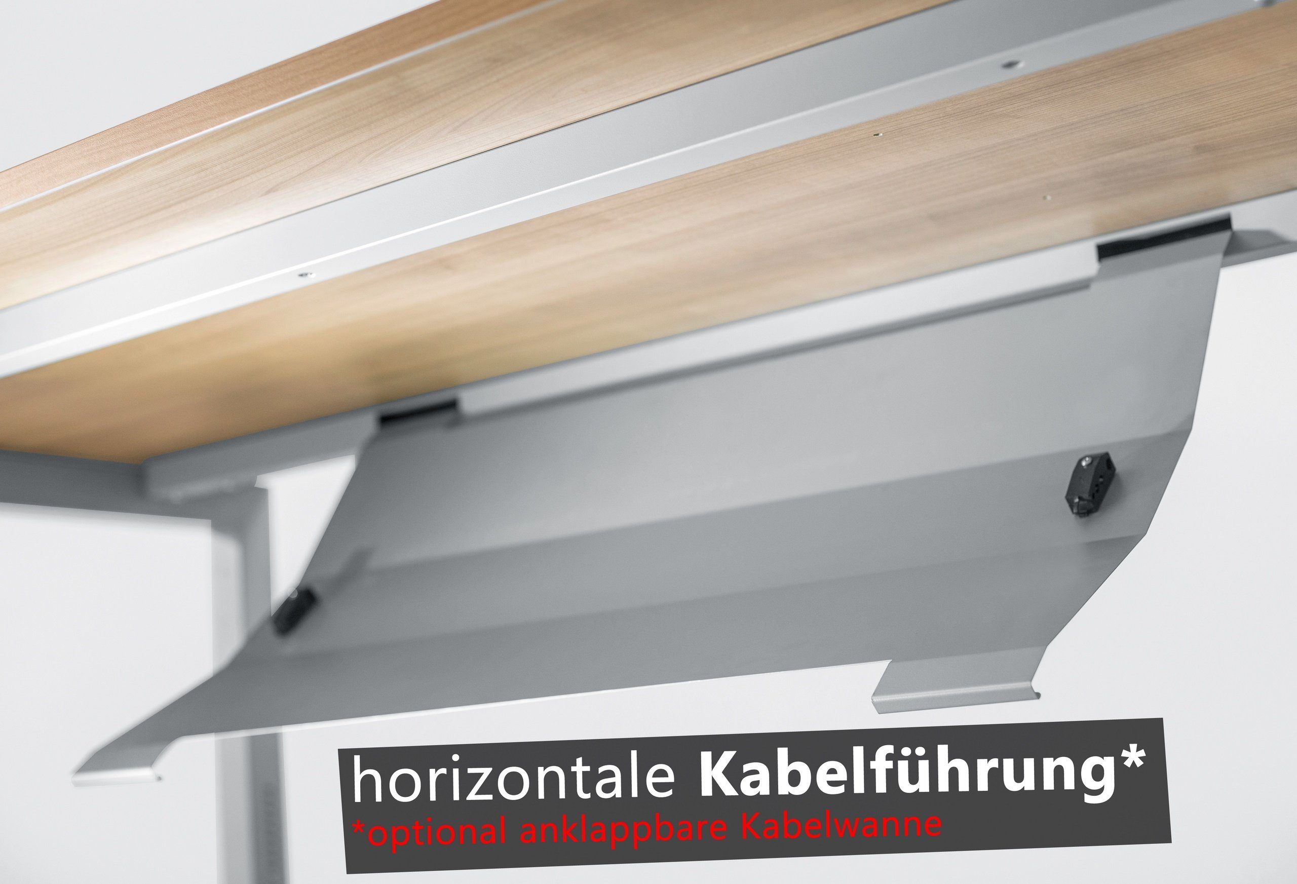 Graphit Gestell: Serie-R, - - Quadrat: Dekor: Schreibtisch x 80 Schreibtisch 80 cm Grau bümö