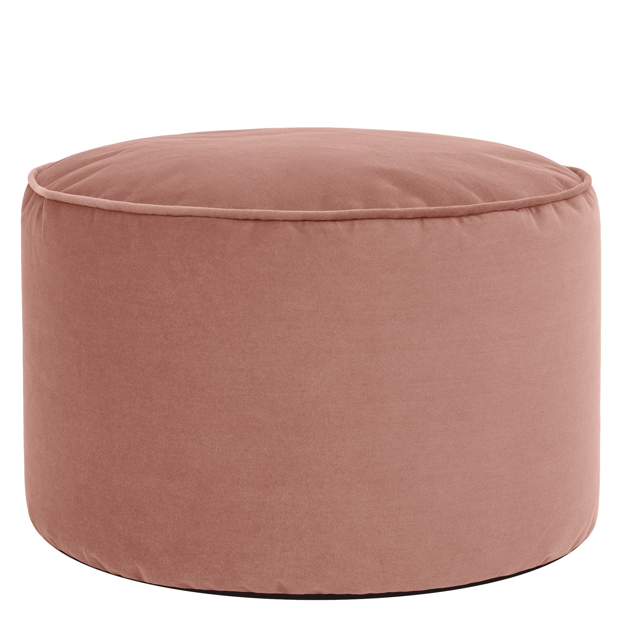 icon Pouf XL aus Plüschsamt „Milano“, mit Füllung