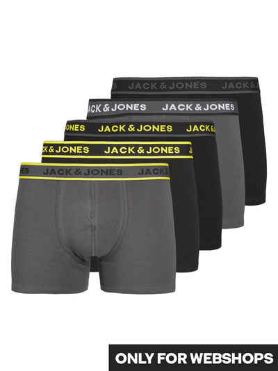 Jack & Jones Boxershorts JACSPEED SOLID TRUNKS 5 PACK (Packung, 5-St)