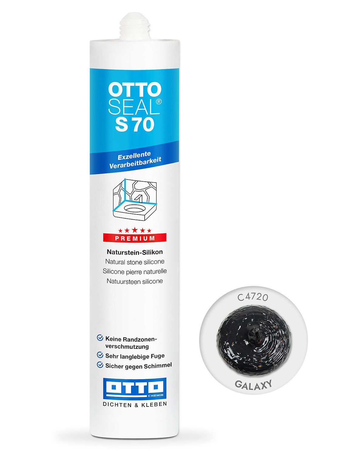 OTTO-Chemie Silikon Ottoseal S70 Premium-Naturstein-Silikon 310ml, günstig online kaufen