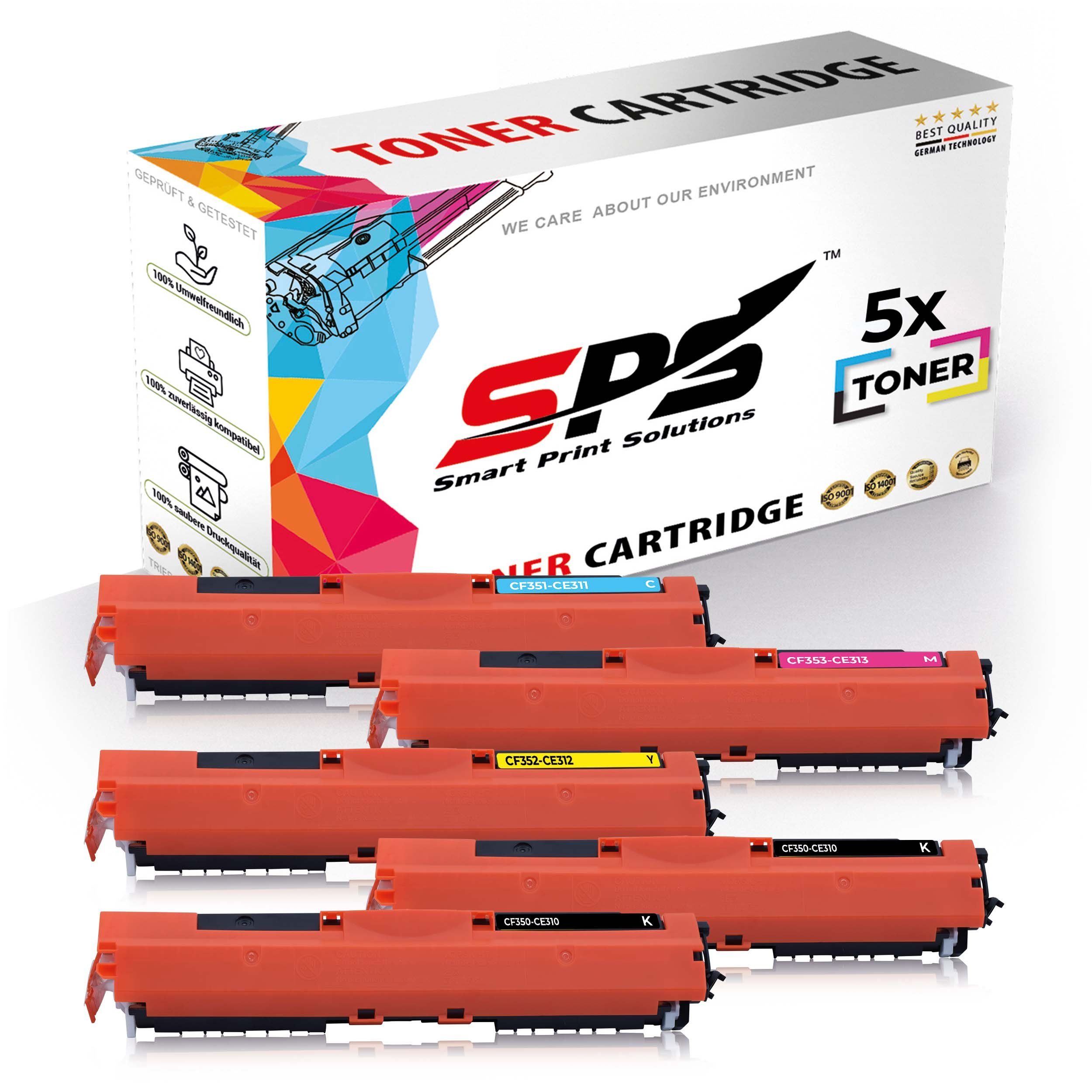 SPS Tonerkartusche 5x Multipack Set Kompatibel für HP LaserJet Pro M, (5er Pack, 5x Toner)